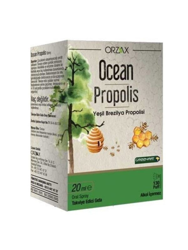 Orzax Ocean Propolis Sprey 20 ml vitamin mineal takviye