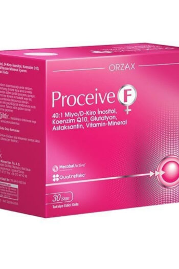 Orzax Proceive F 30 Saşe koenzim q10 vitamin takviye mineral