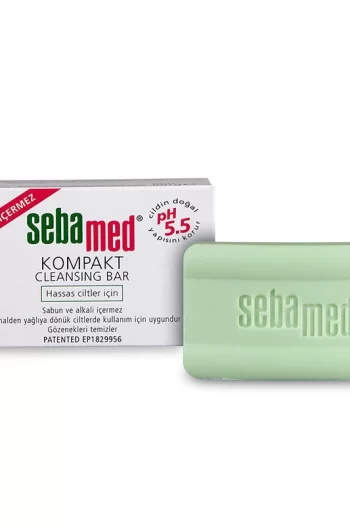 Sebamed Kompakt Yüz Temizleme Barı 100 gr yuz sabun bar tezmizleme cilt bakim