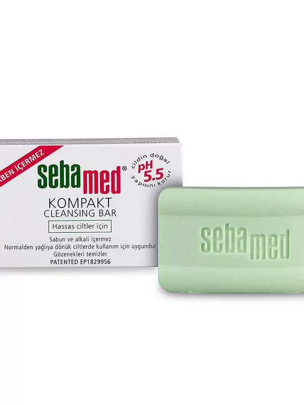 Sebamed Kompakt Yüz Temizleme Barı 100 gr yuz sabun bar tezmizleme cilt bakim