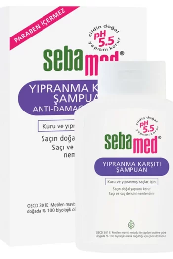Sebamed Onarıcı Şampuan Kuru ve Yıpranmış Saçlar İçin 200 ml kuru yipranmis sac bakim orjinal urun