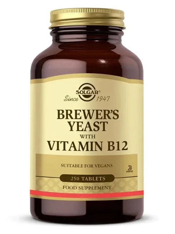 Solgar Brewers Yeast with Vitamin B 12 250 Tablet