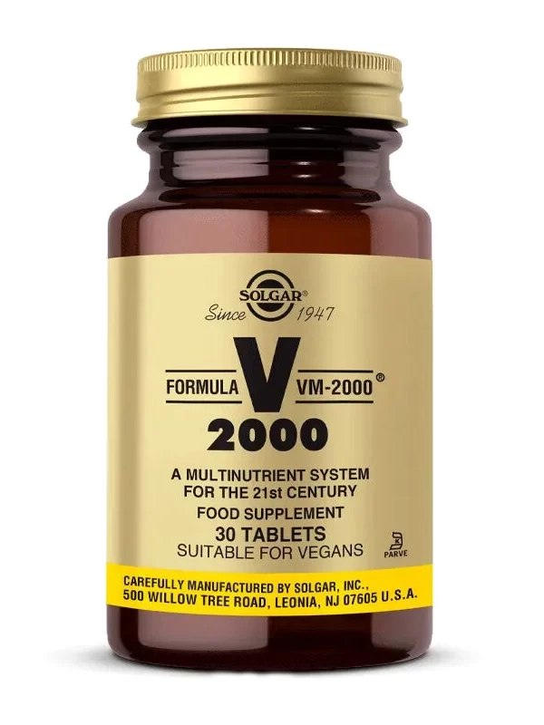 Solgar Formula VM 2000 Multivitamin ve Mineral 30 Tablet