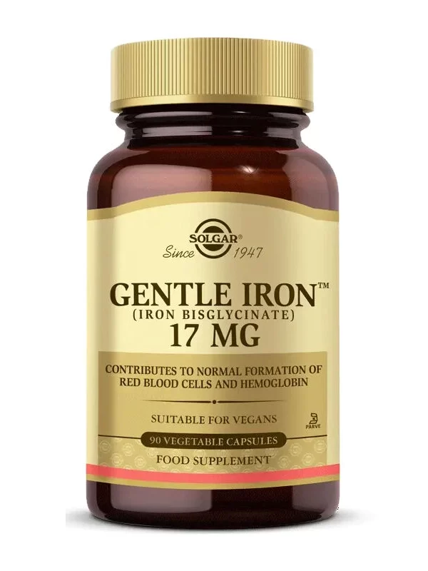 Solgar Gentle Iron 17 mg 90 Kapsül