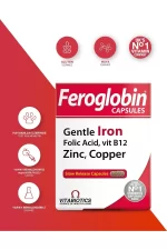 Vitabiotics Feroglobin Iron Takviye Edici Gıda 30 Kapsül vitabiotics demin iron vitamin takviye