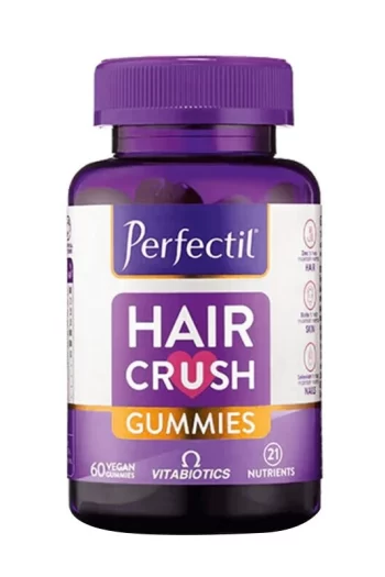 Vitabiotics Perfectil Hair Crush Gummies Takviye Edici Gıda 60 Çiğnenebilir Form sac tirnak vitamin takviye mineral