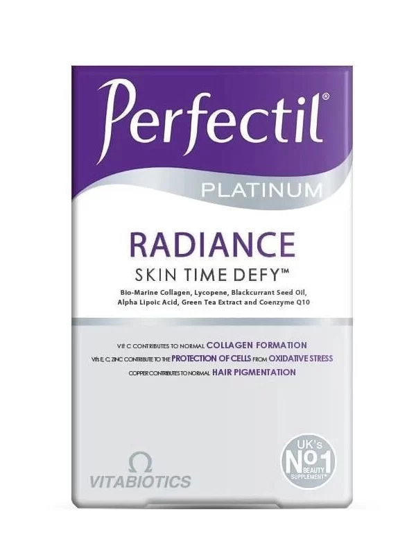 Vitabiotics Perfectil Platinum Radiance Takviye Edici Gıda 60 Tablet kolajen multivitamin mineral takviye