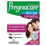 Vitabiotics Pregnacare Him and Her Conception Tablet 60 hamilelik oncesi kadin erkek takviye mineral vitamin