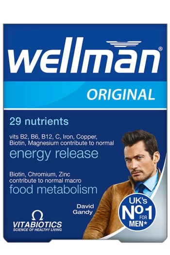Vitabiotics Wellman Erkek İçin Multivitamin ve Takviye Edici Gıda 30 Tablet