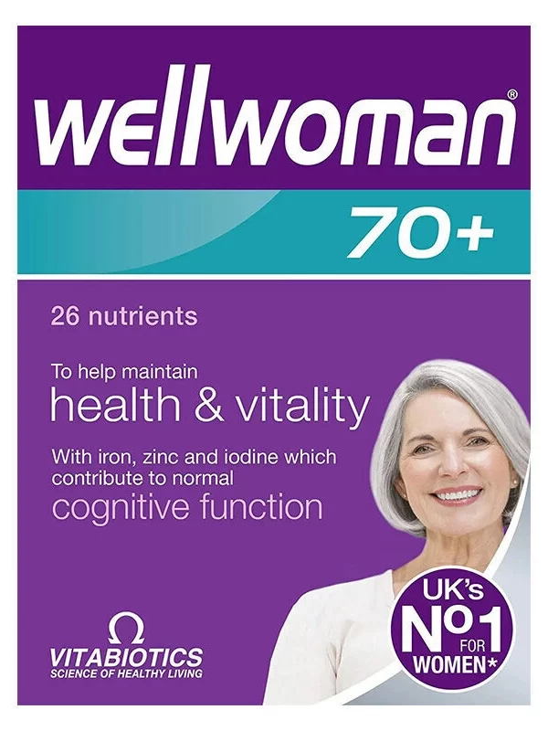 Vitabiotics Wellwoman 70+ Takviye Edici Gıda 30 Tablet multivitamin mineral bakim takviye