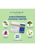 Vitafenix Brokolive Brokoli Ekstresi Ve Bitki Ekstreleri İçeren Takviye Edici Gıda 60 Kapsül brokolive takviye minerak gıda orjinal urun