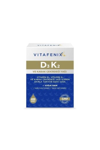 Vitafenix D3K2 ve Kabak Çekirdeği Yağı İçeren Takviye Edici Gıda 20 ml d3k2 vitamin takviye mineral