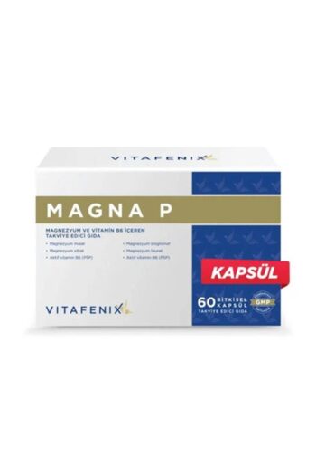 Vitafenix Magna P Magnezyum ve Vitamin B6 İçeren Takviye Edici Gıda 60 Kapsül