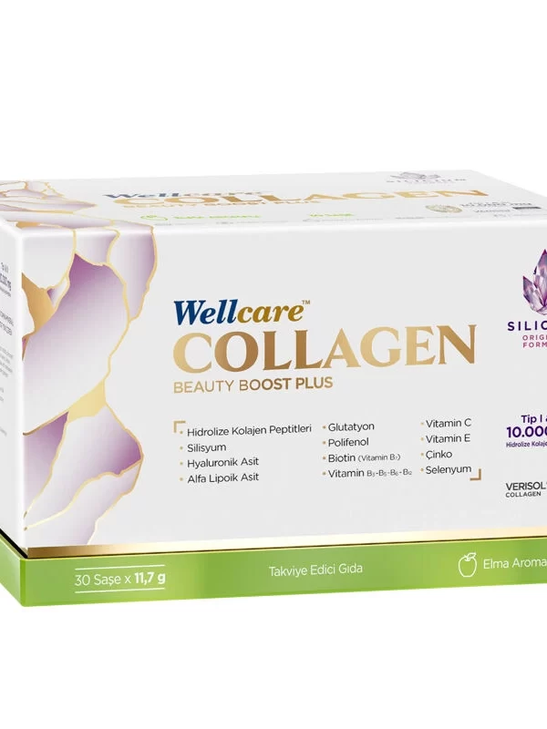 Wellcare Collagen Beauty Boost Plus 10,000 mg Elma Aromalı 30 Şaşe