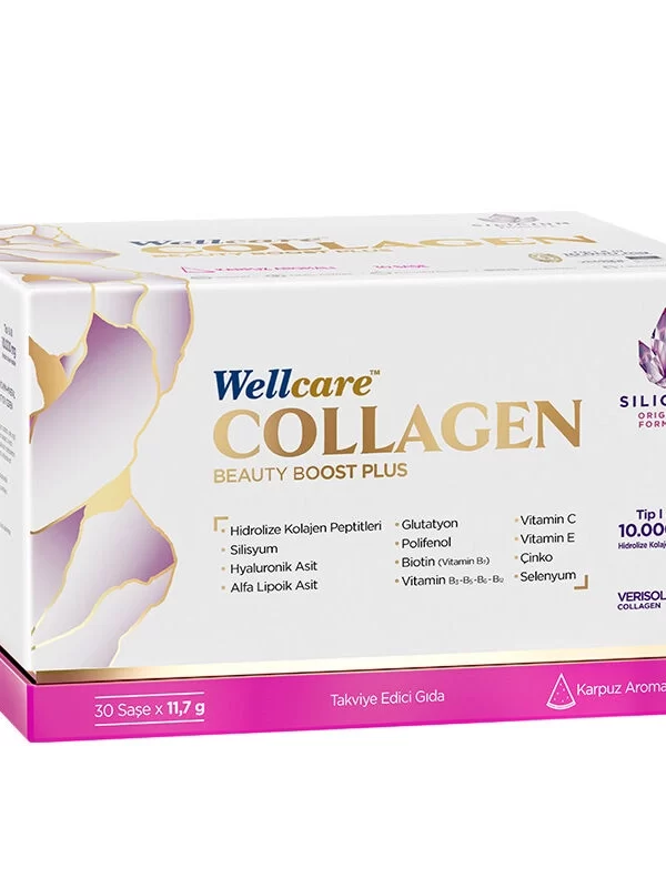 Wellcare Collagen Beauty Boost Plus 10,000 mg Karpuz Aromalı 30 Şaşe