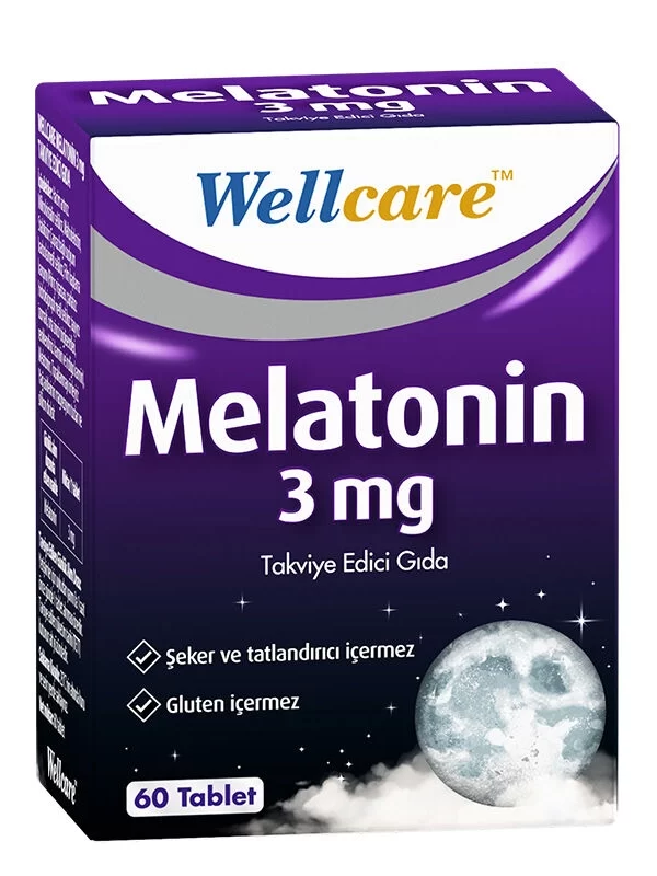 Wellcare Melatonin 3 mg 60 Tablet