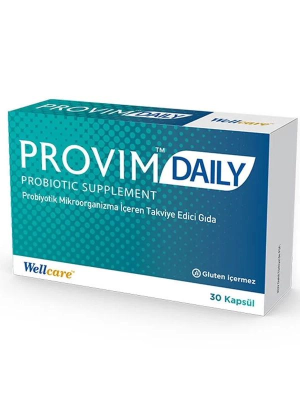 Wellcare Provim Daily Probiyotik Takviye Edici Gıda 30 Kapsül