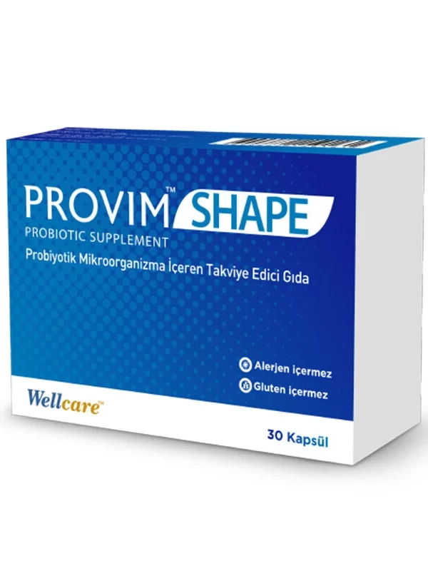 Wellcare Provim Shape Probiyotik İçeren Takviye Edici Gıda 30 Kapsül