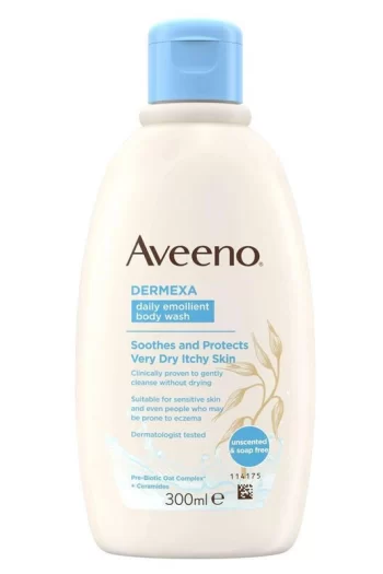 Aveeno Dermexa Emollient Vücut Yıkama Jeli 300 ml aveeno duş jeli bakim nemlendirici