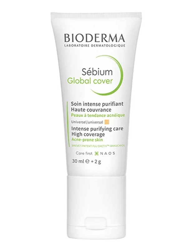 Bioderma Sebium Global Cover 30 ml lekeli cilt renkli bakim yuz kremi