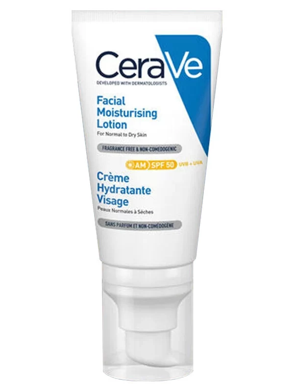 CeraVe Yüz Kremi Normal ve Kuruya Dönük Ciltler İçin SPF 50 52 ml