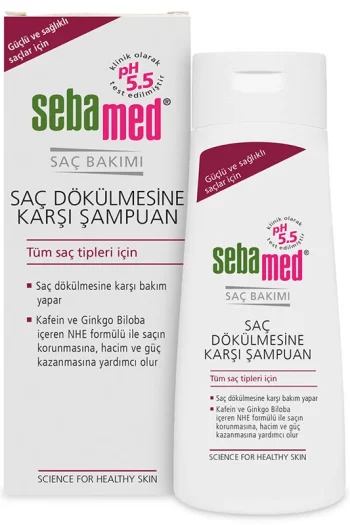Sebamed Saç Dökülmesine Karşı Şampuan Tüm Saçlar İçin 200 ml sac dokulmesi karsin sampuan