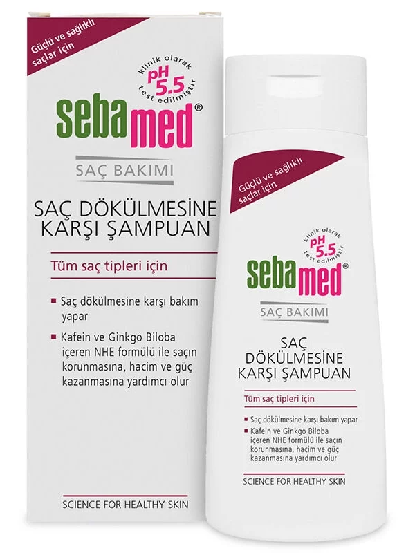 Sebamed Saç Dökülmesine Karşı Şampuan Tüm Saçlar İçin 200 ml sac dokulmesi karsin sampuan