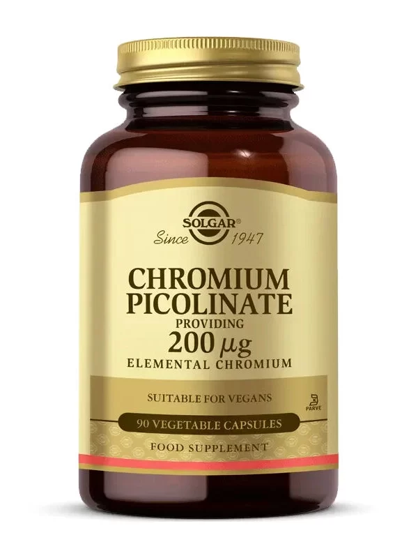 Solgar Chromium Picolinate 200 mcg 90 Kapsül