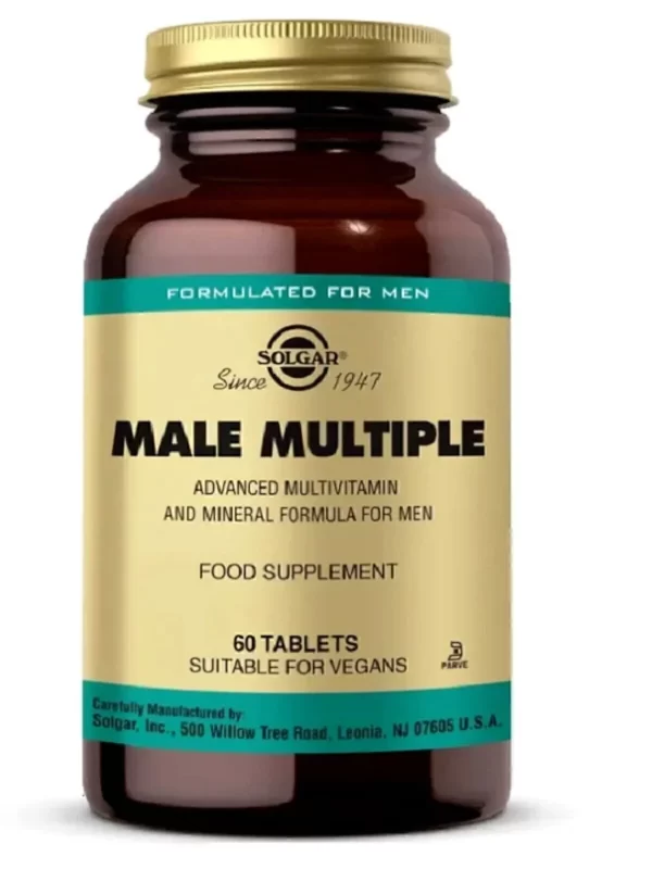 Solgar Male Multiple 60 Tablet solgar vitamin takviye multivitamin takviye saglik erkek