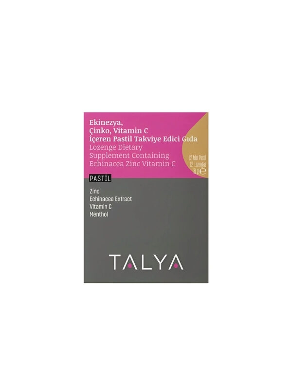 Talya Ekinezya Vitamin C İçeren Pastil 12 Adet