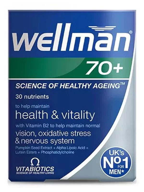 Vitabiotics Wellman 70+ Takviye Edici Gıda 30 Tablet