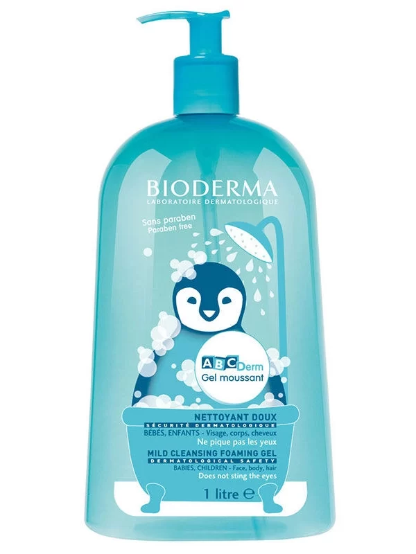 Bioderma Abcderm Foaming Gel Temizleme Jeli 1 Litre anne bebek bakim temizlik