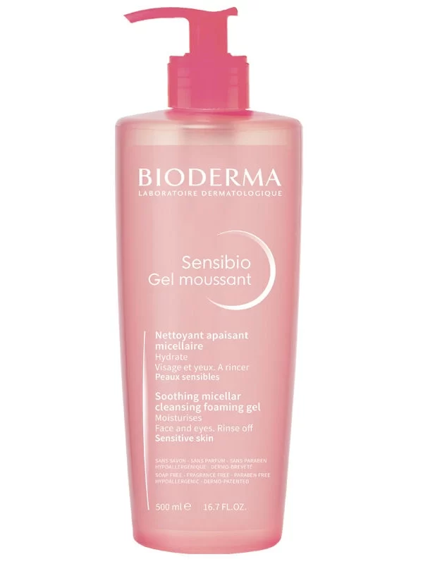 Bioderma Sensibio Foaming Cilt Temizleme Jeli 500 ml hassas kuru cilt bakim güzellik