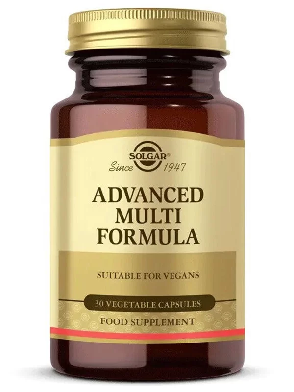 Solgar Advanced Multi Formula 30 Kapsül vitamin mineral amino asit takviye