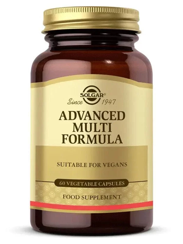 Solgar Advanced Multi Formula 60 Kapsül vitamin mineral