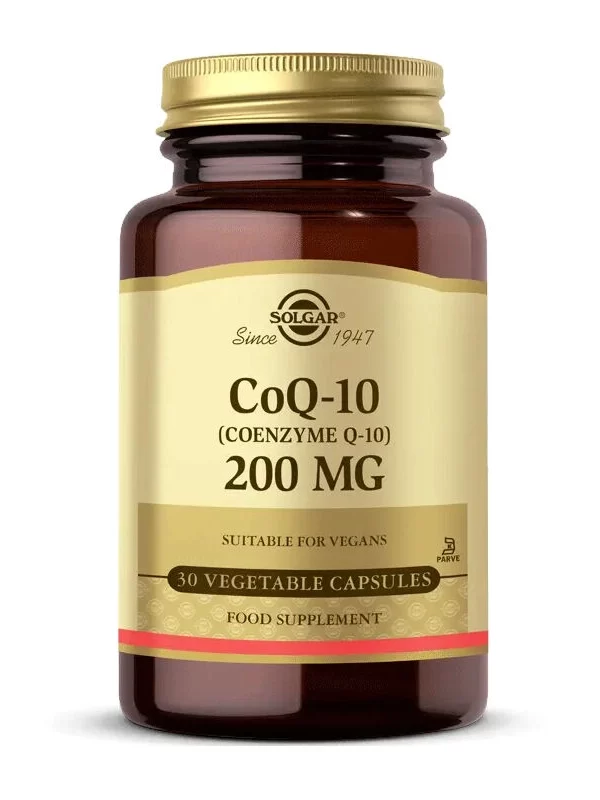 Solgar Coenzyme Q-10 200 mg 30 Kapsül vitamin mineral multivitamin takviye saglik