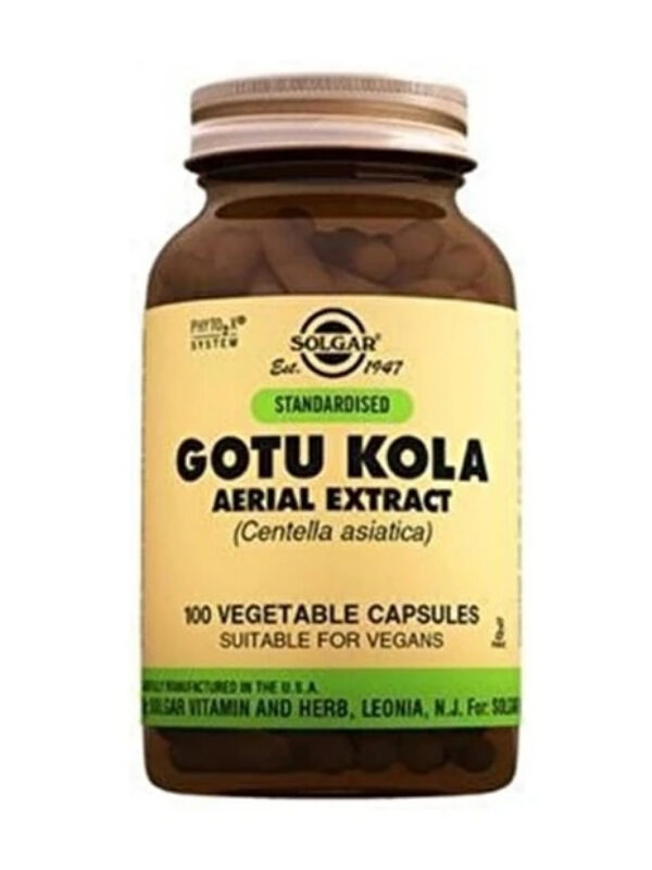 Solgar Gotu Kola Aerial Extract 100 Mg 100 Kapsül takviye gida saglik