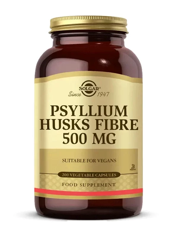 Solgar Psyllium Husks Fibre 200 Kapsül takviye gida mineral saglik