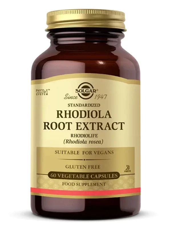 Solgar Rhodiola Root Extract 60 Bitkisel Kapsül vitamin multivitamin mineral saglik