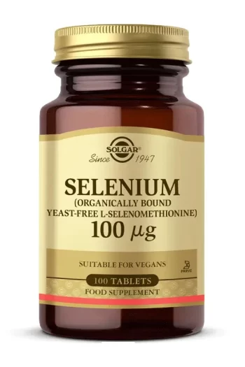 Solgar Selenium 100 mcg 100 Tablet vitamin mineral saglik