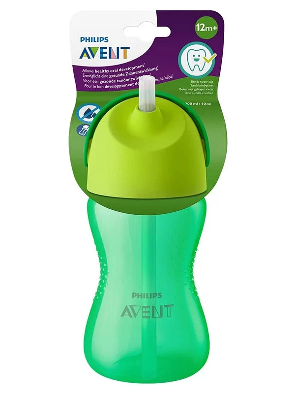 Avent Pipetli Bardak 12+ Ay 300 ml - Yeşil anne bebek biberon