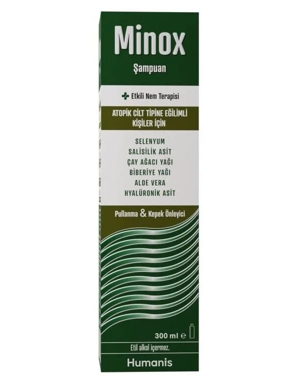 Minox Şampuan Atopik Cilt Tipine Eğilimli 300ml bakim güzellik şampuan