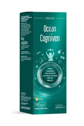 Ocean Cogniven Likit 150 ml Sitikolin Fosfotidilserin B Vitaminleri İçeren Takviye Edici Gıda