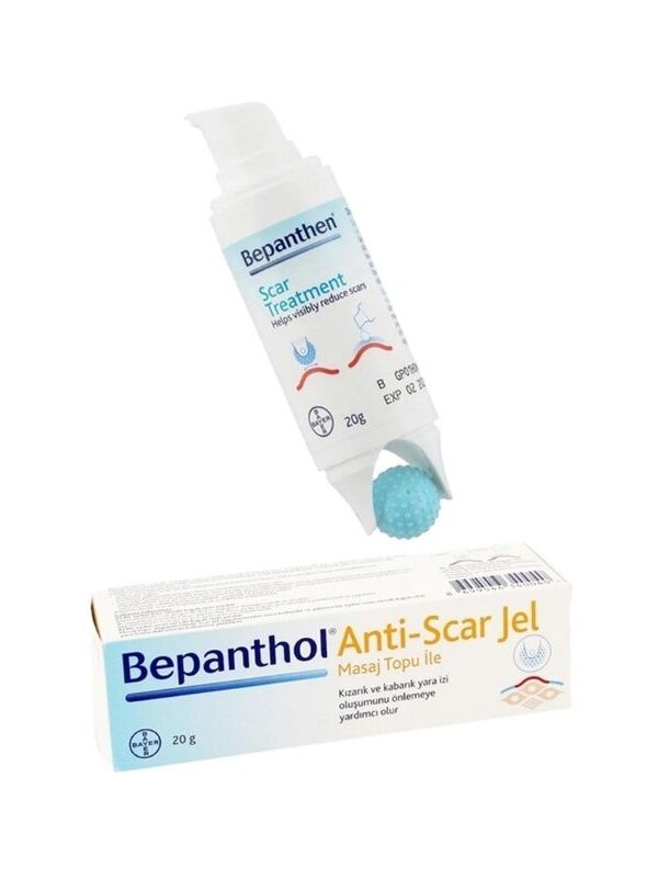 Bepanthol Anti-scar Jel 20 gr + Masaj Topu yara izi aaltıcı krem bakım