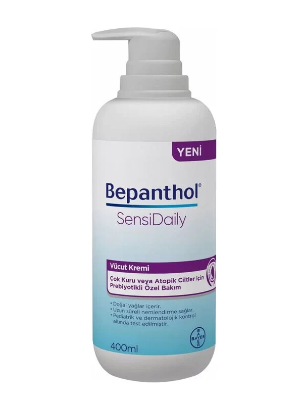 Bepanthol SensiDaily Vücut Kremi 400 ml bakım saglık indirim