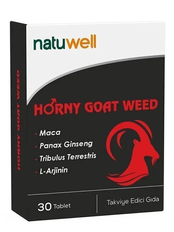 Natuwell Horny Goat Weed 30 Tablet ginseng takviye gıda