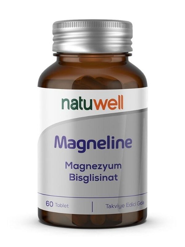 Natuwell Magneline Magnezyum Bisglisinat 60 Kapsül