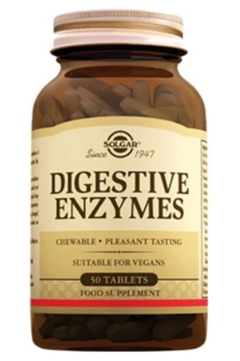 Solgar Digestive Enzymes 50 Tablet sindirim takviye orijinal ürün