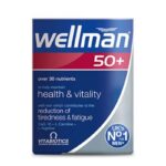 Vitabiotics Wellman 50+ Takviye Edici Gıda 30 Tablet 50 yaş üstü erkekeler için takviye gıda sağlık