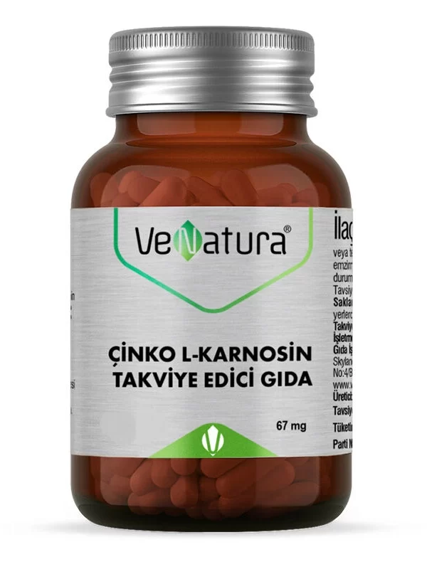 venatura Çinko L Karnosin 30 Kapsül sağlık vitamin mineral